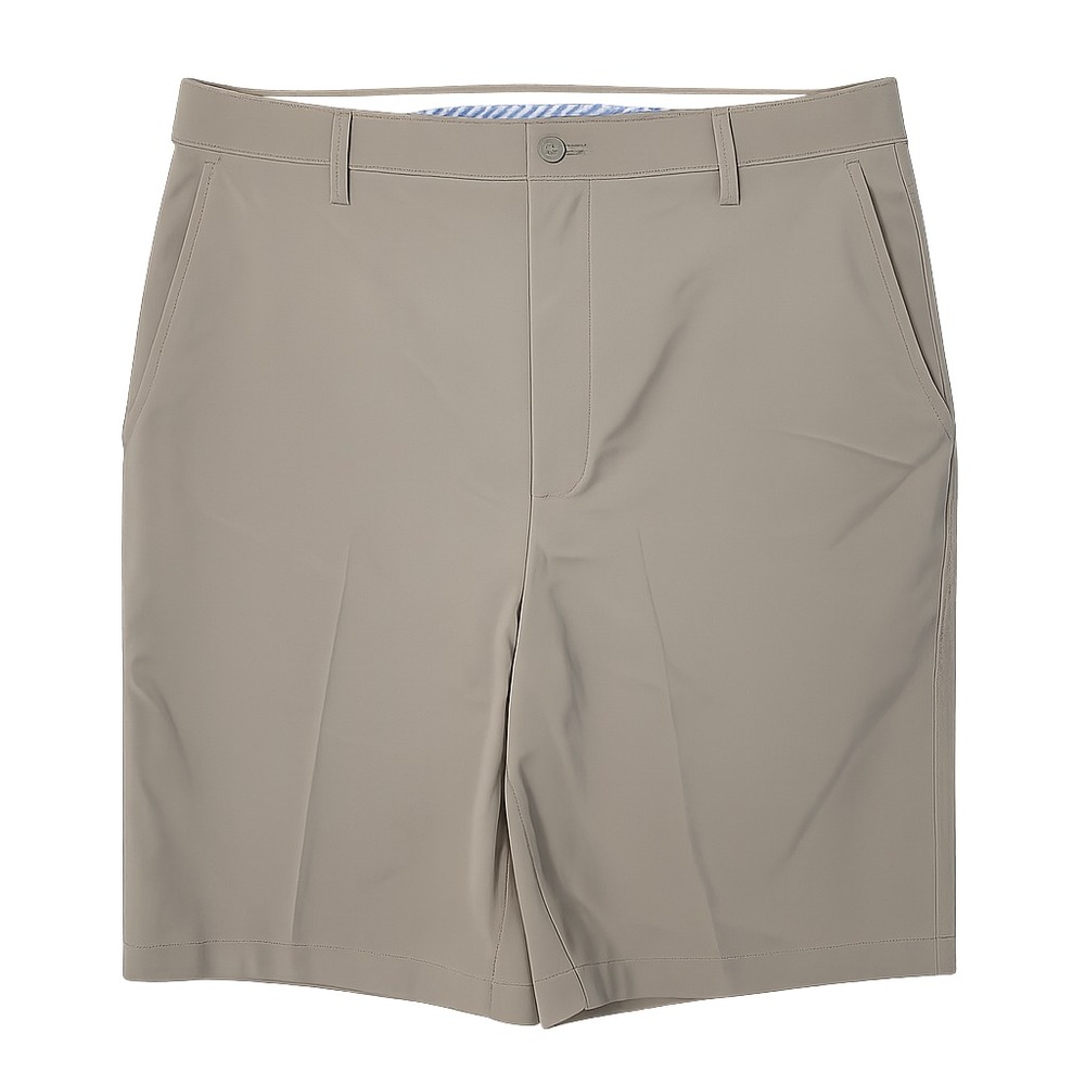 FootJoy Performance Golf Shorts Men's 40 Khaki Stretch Flat Front Athletic
